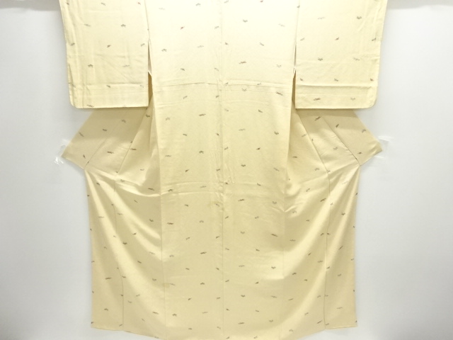 JAPANESE KIMONO / ANTIQUE KIMONO / SILK / CRANE & TURTLE & PINE